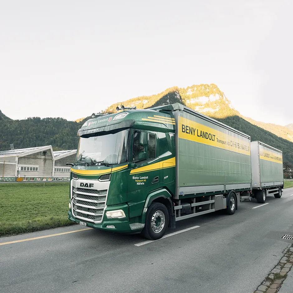 Landolt LKW in den Morgenstunden